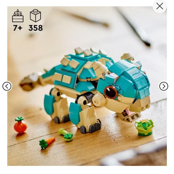 NWT- LEGO Baby Bumpy from Camp Cretaceous Jurassic World- NEW AND SEALED - Picture 7 of 7